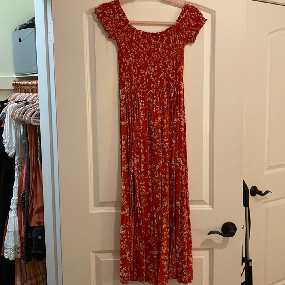 Off the shoulder dress